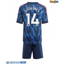 Maglie da calcio Arsenal Viktor Gyokeres #14 Seconda Maglia Bambino 2025-26 Manica Corta + Pantaloni corti)